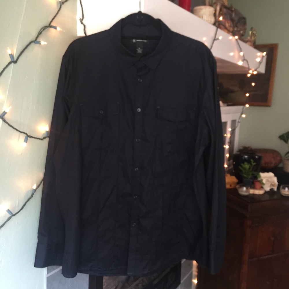 INC (men) Long Sleeve Button Down Short